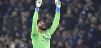 Liverpool goalkeeper Alisson Becker