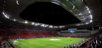 Florian Wirtz plays for Bayer Leverkusen at BayArena