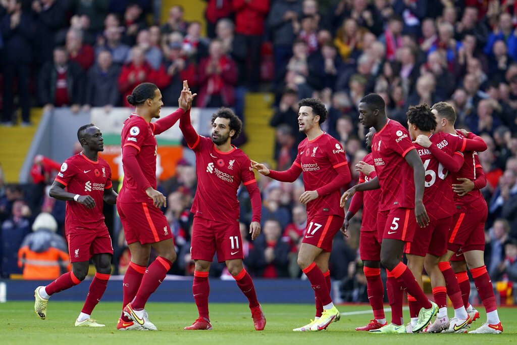 Mohammed Salah in Liverpool