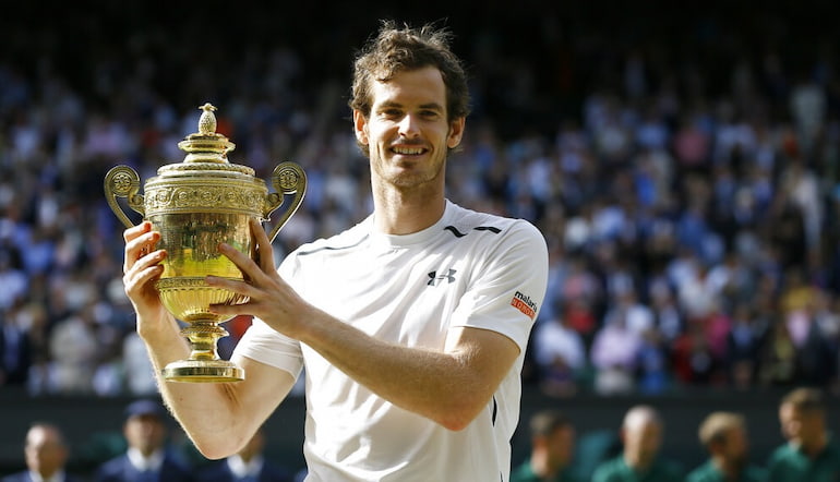 Andy Murray was at top of his game at Wimbledon