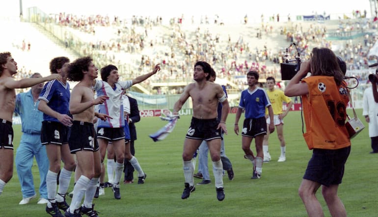 Diego Maradona Argentina at 1990 World Cup