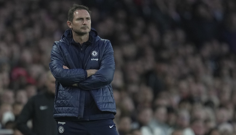 It has been a disaster for Chelsea manager Frank Lampard