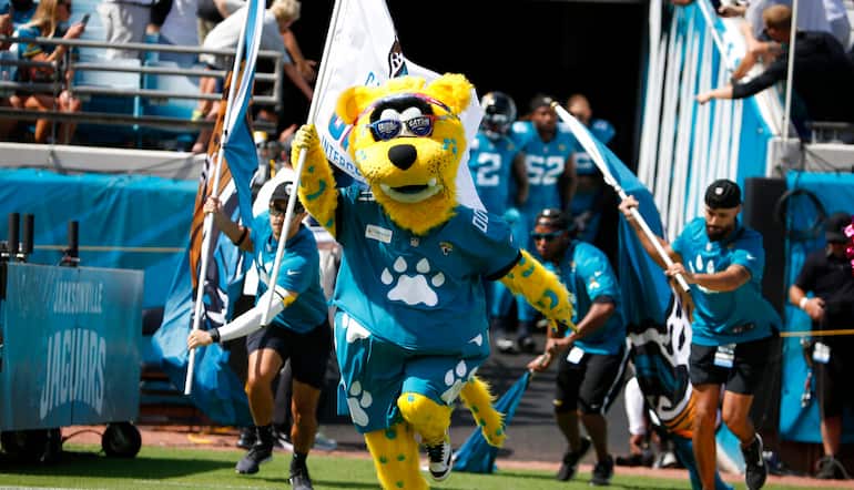 NFL Jaguars mascot
