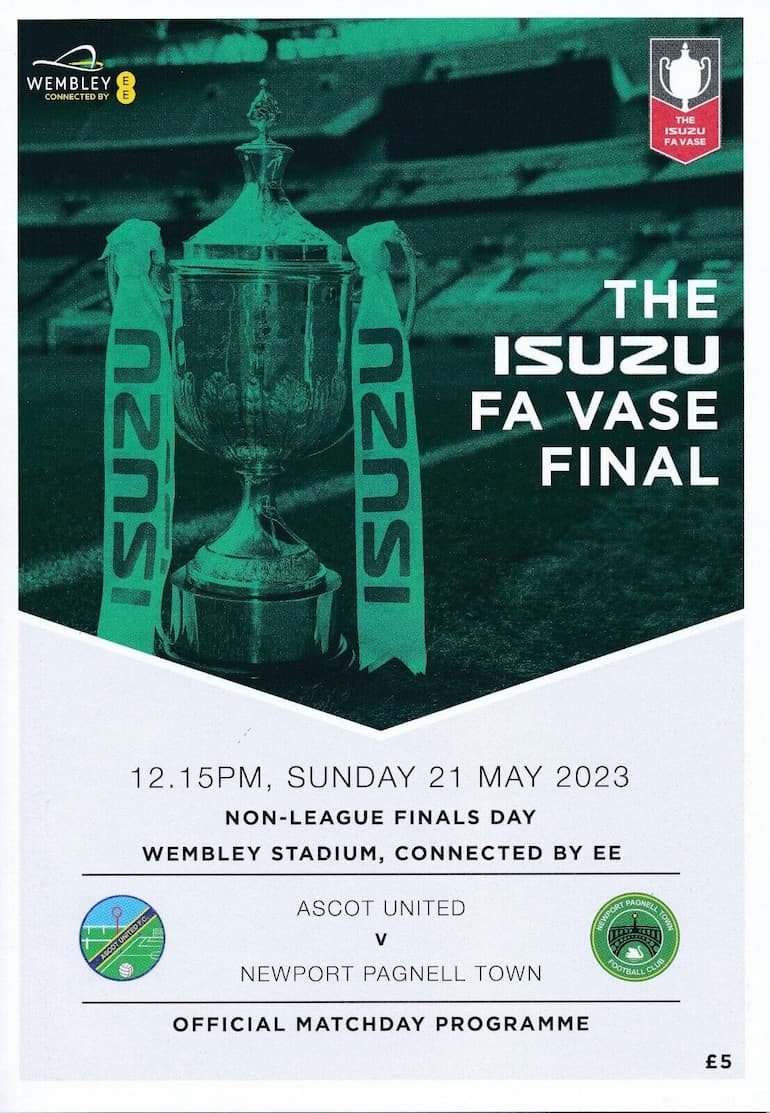 Non League Finals Day Programme