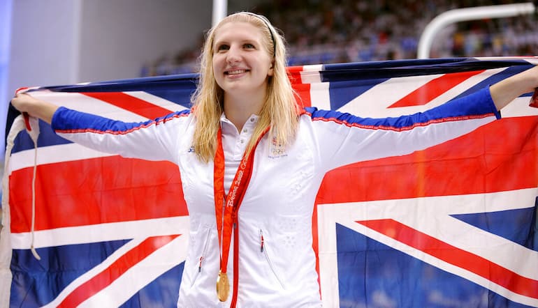 Rebecca Adlington wins gold