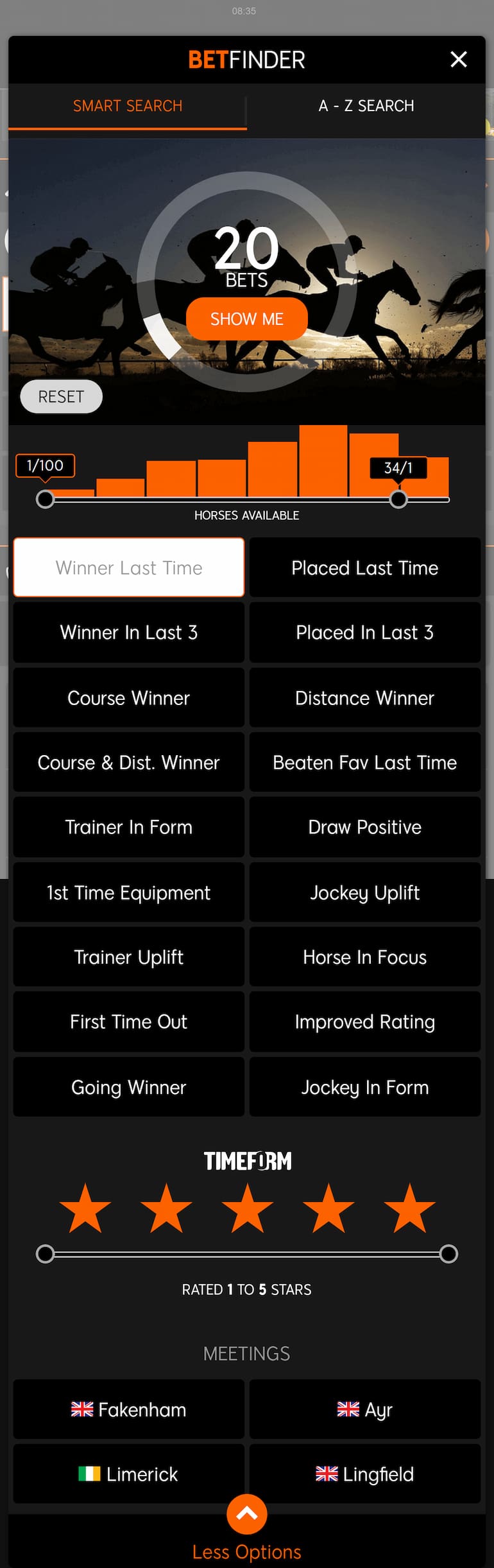 Betfinder 888sport