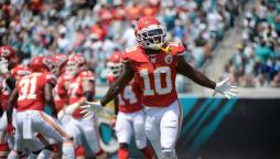 Is Tyreek Hill the fastest player in NFL history?