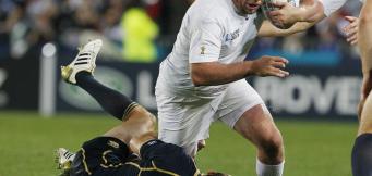 England rugby star Steve Thompson