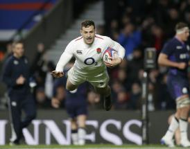 Jonny May scores for six-time Six Nations champions England