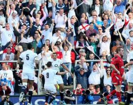 England Fans Twickenham 6 Nations - Alastair Grant
