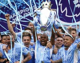 Man City win Premier League title