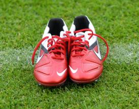 Football boots worn by Jordan Henderson