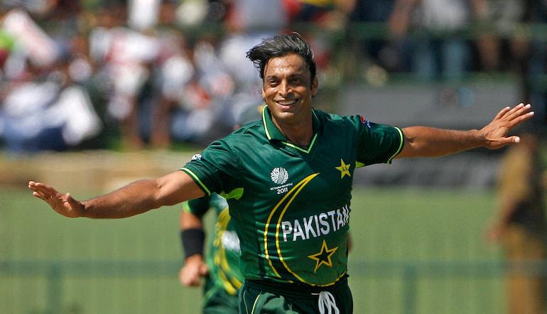 Pakistan bowler Shoaib Akhtar