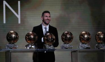 Lionel Messi wins Ballon d'Or award