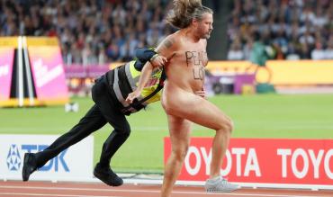 Streaker On The Pitch