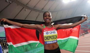 Who is Kenyan athlete Beatrice Chepkoech?