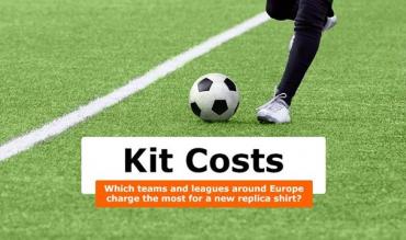 European football shirt prices