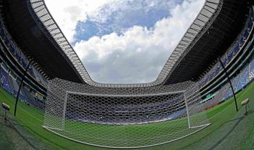 Football goal at World Cup